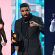 Nicki Minaj accepts the Gamechanger Award during Billboard Women In Music on December 12, 2019; Drake accepts the award for Best Rap Song for “Gods Plan” during the Grammy Awards on February 10, 2019; Lil Wayne performs during the 4th Annual TIDAL X: Brooklyn on October 23, 2018.